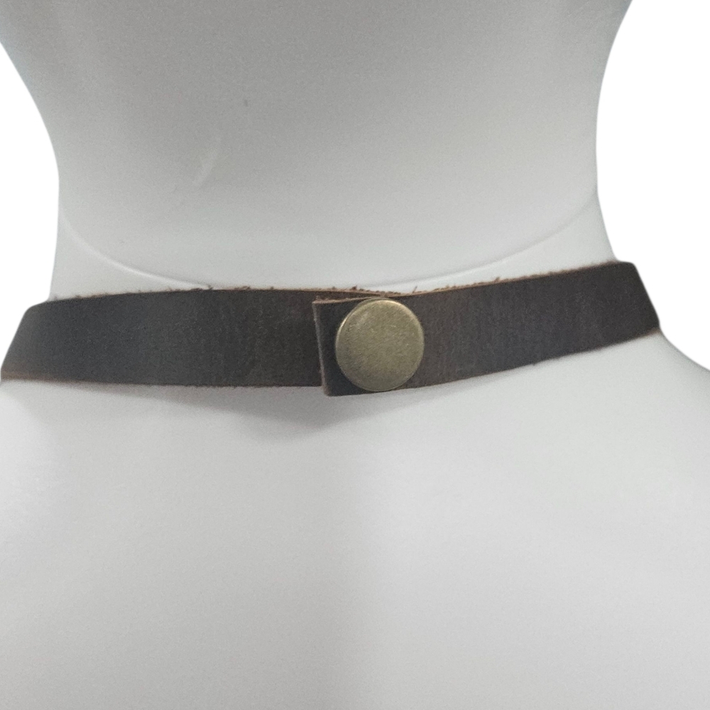 New Handmade Krobo Bead And Leather Necklace - Picture 9 of 15